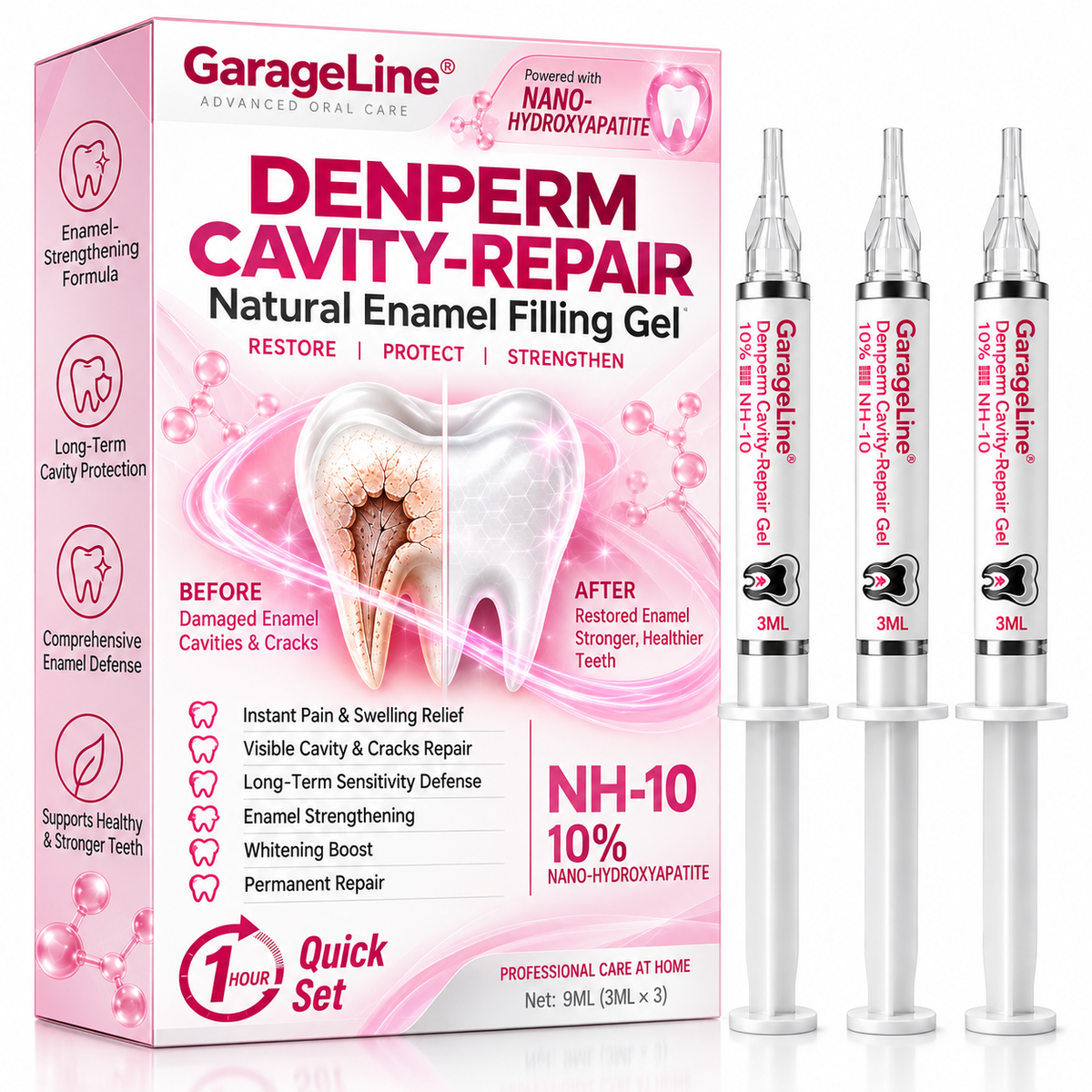 🇺🇸GarageLine® DenPerm Cavity-Repair Natural Enamel Filling Gel